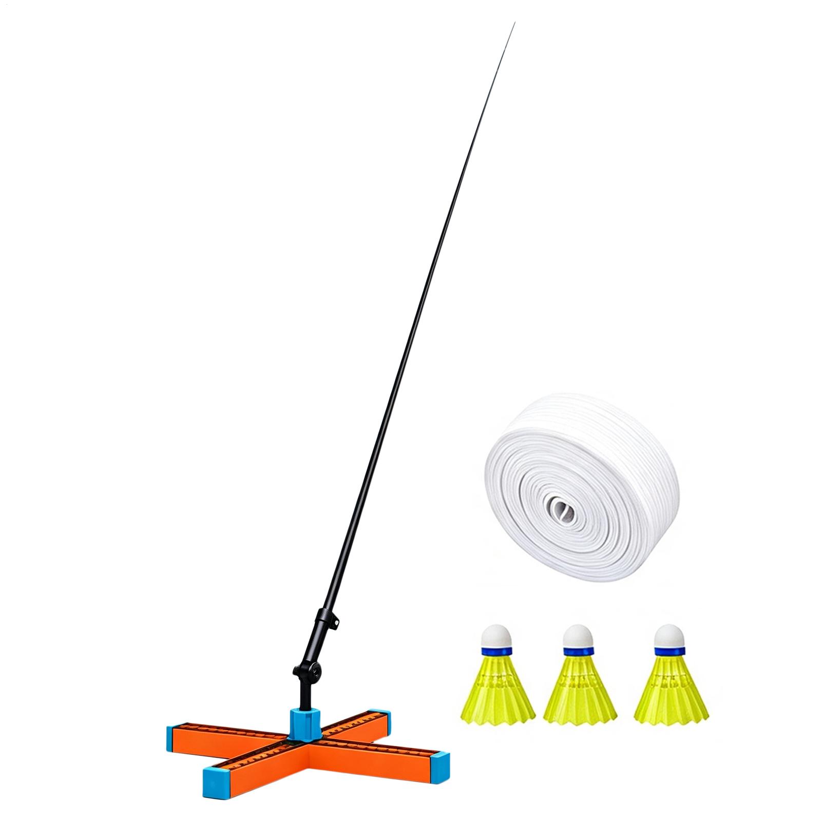 Badminton Single - Entrenador de bádminton individual portátil, plegable,