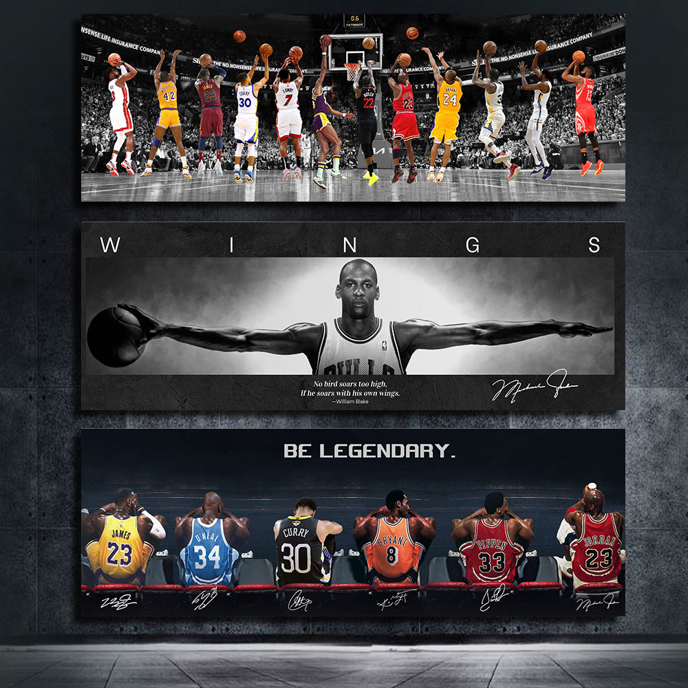 Badminton Zone - Póster de baloncesto motivacional c-curry y