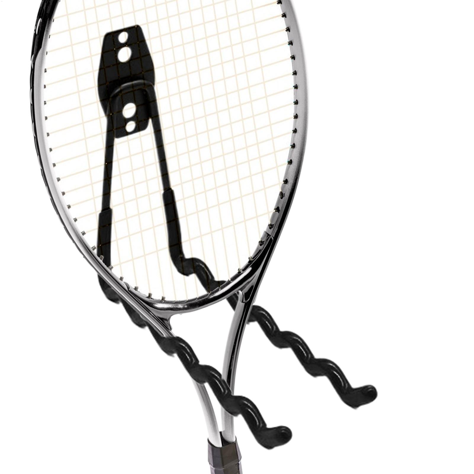 Badminton Zone - Soporte Metálico para Raquetas de Tenis,