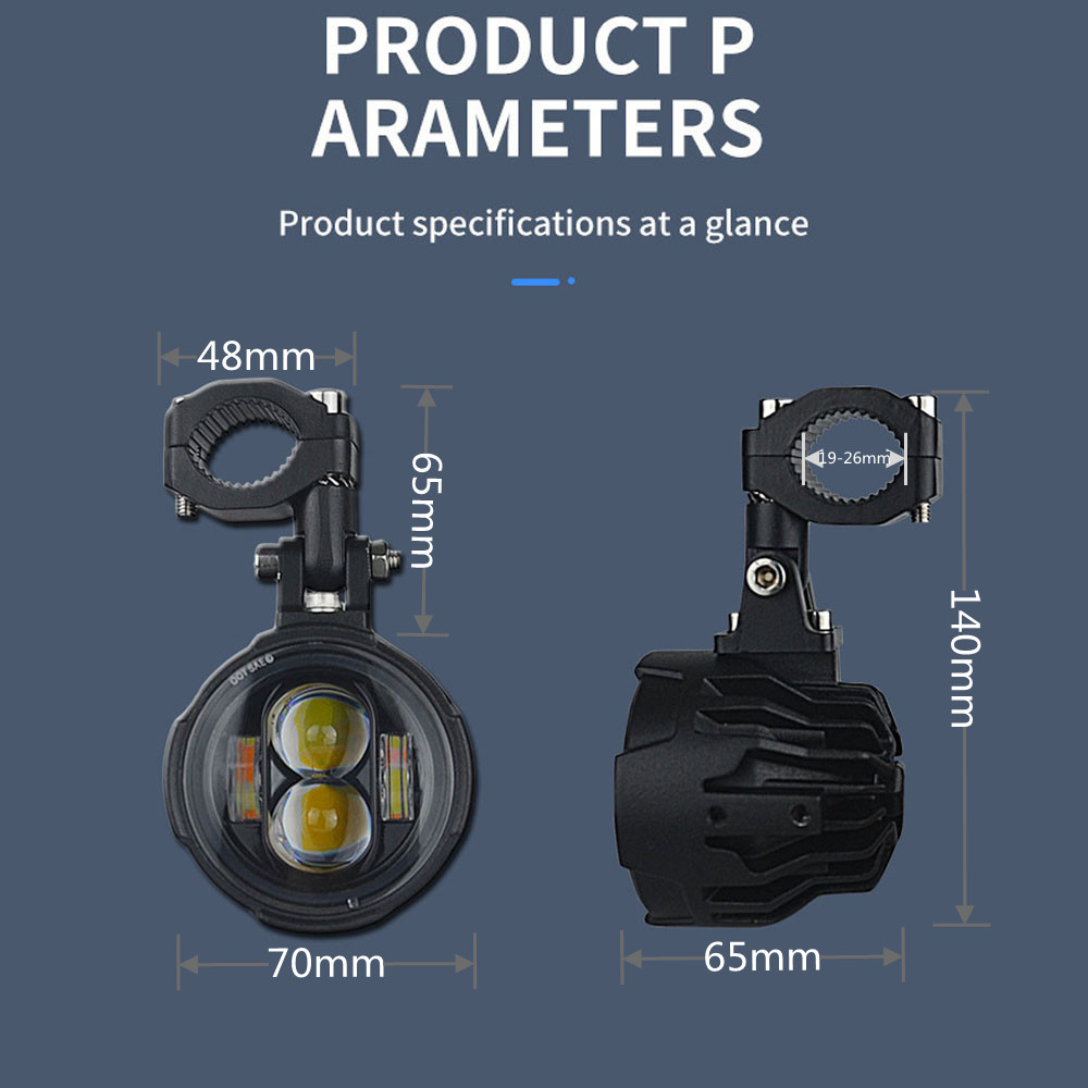 Par de faros antiniebla para m - Badminton Flash reseña y precio