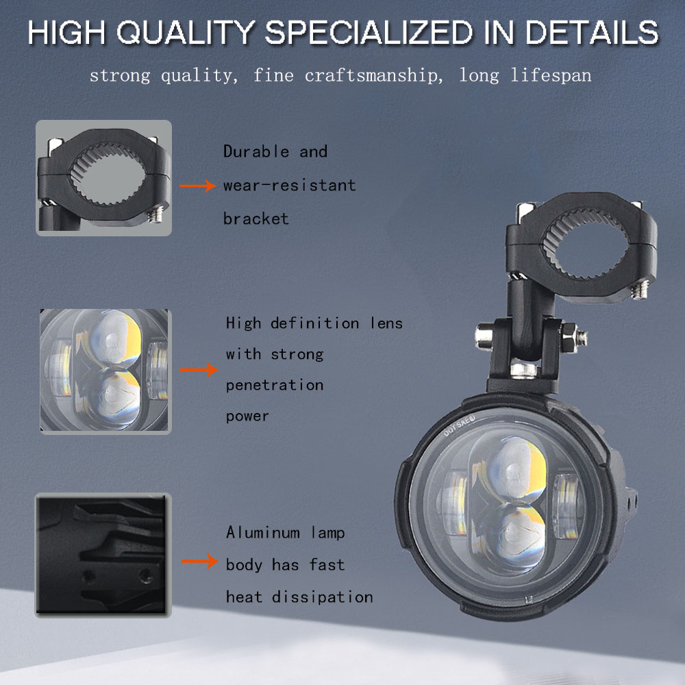 Par de faros antiniebla para m - Badminton Flash reseña y precio