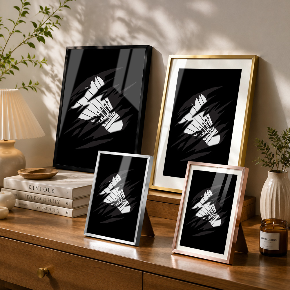 Póster Metálico Enmarcado de A - Badminton Foto reseña y precio
