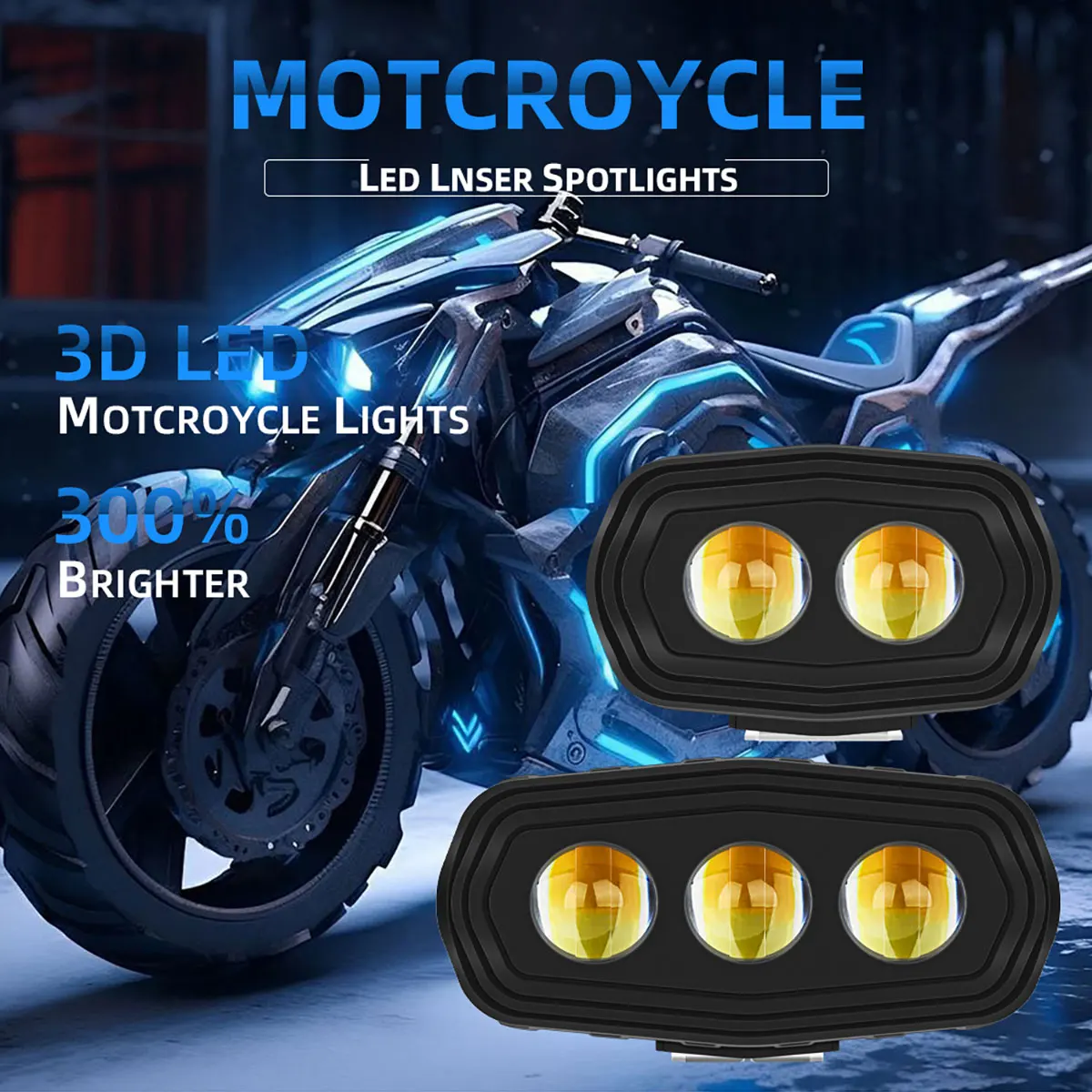 Luz LED para Motocicleta, 3 LE - Badminton Flash reseña y precio