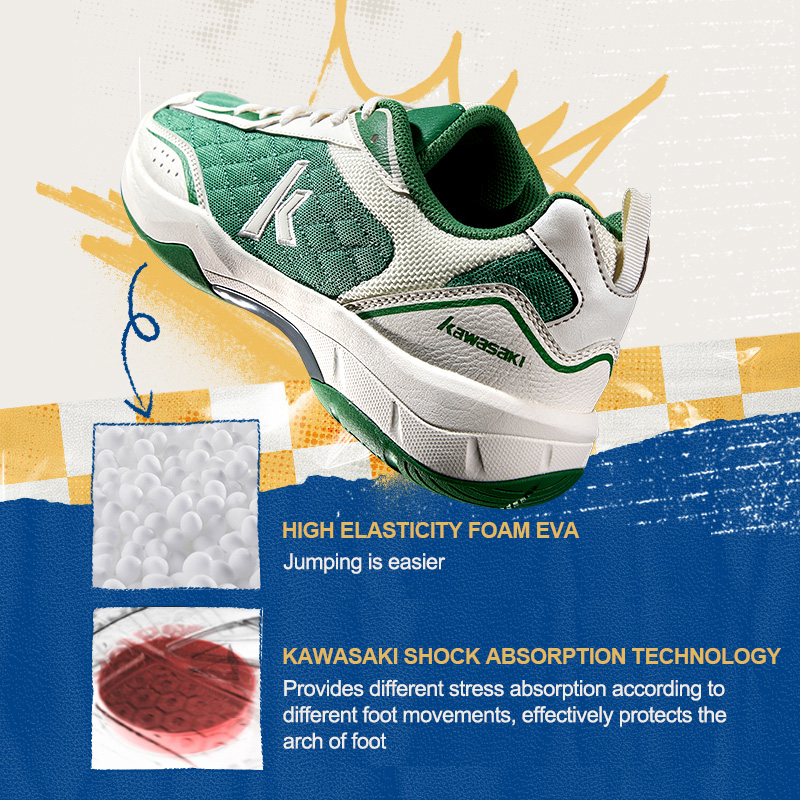 Kawasaki Retro zapatos de bádm - Badminton Center reseña y precio