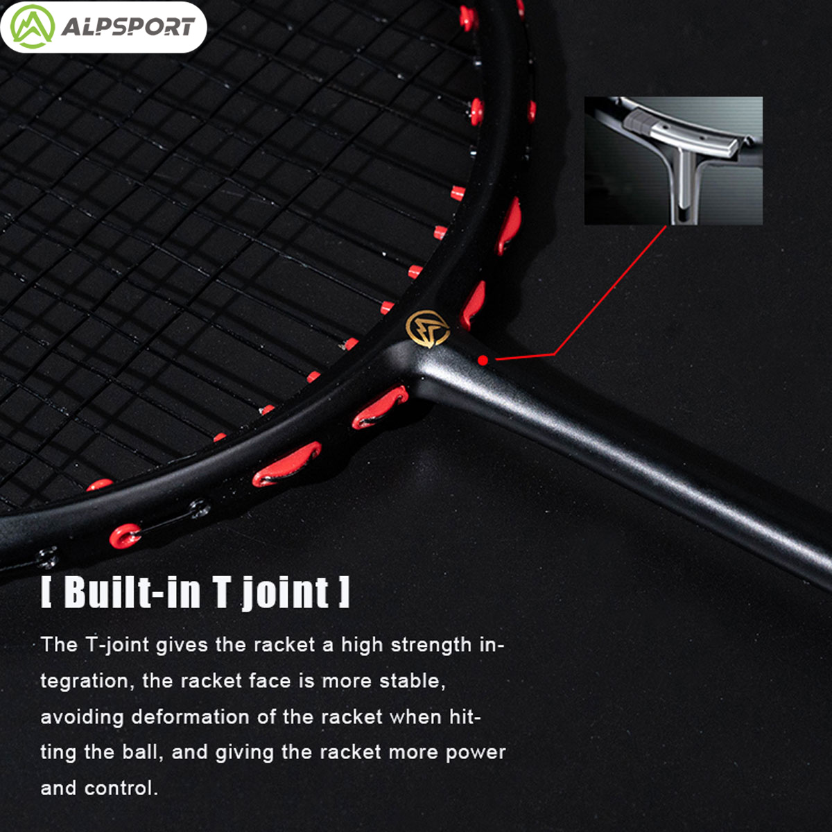 Alpsport MH-V5 5U 75g Ondulado - Badminton Photo reseña y precio