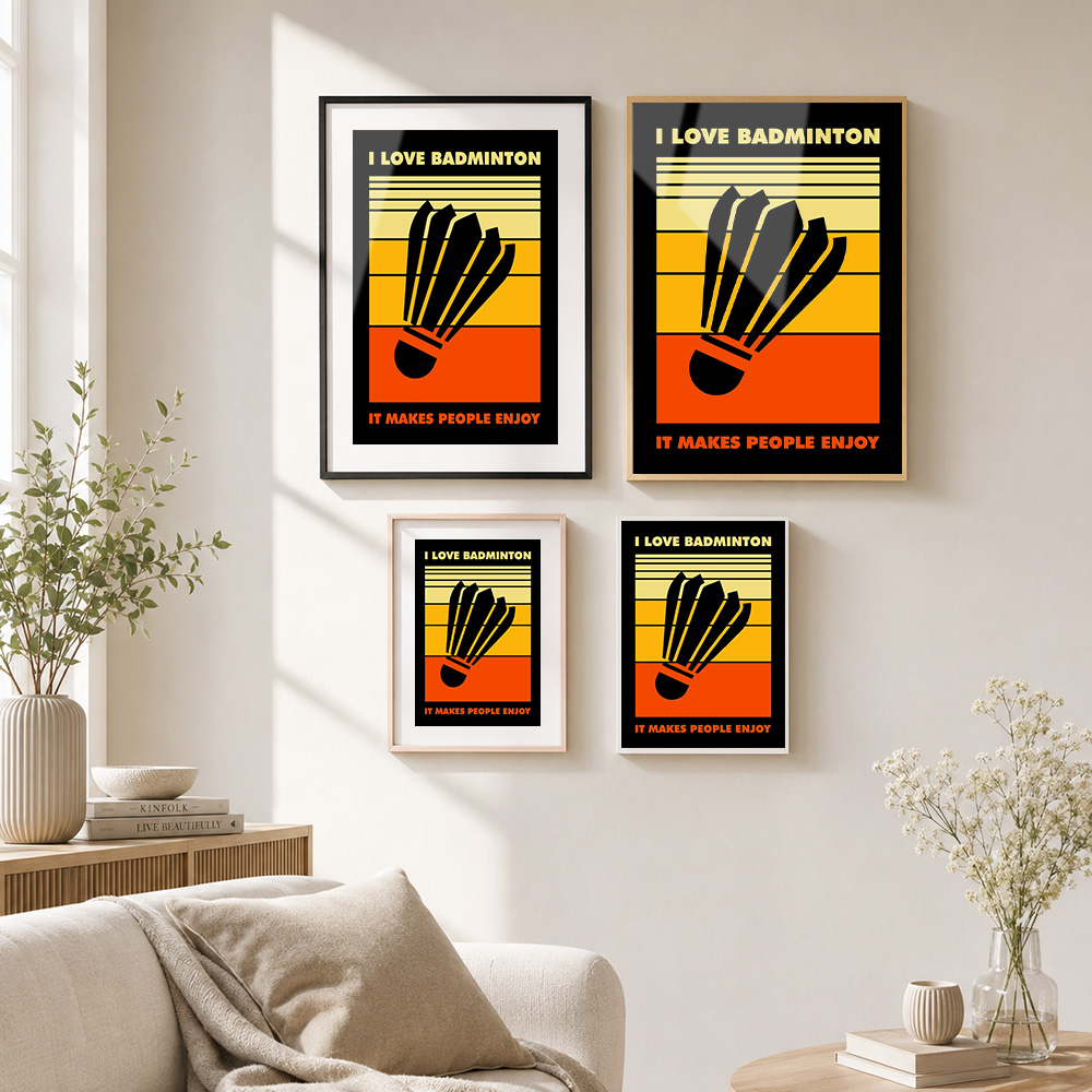 Póster Metálico de Bádminton c - Badminton Photo reseña y precio