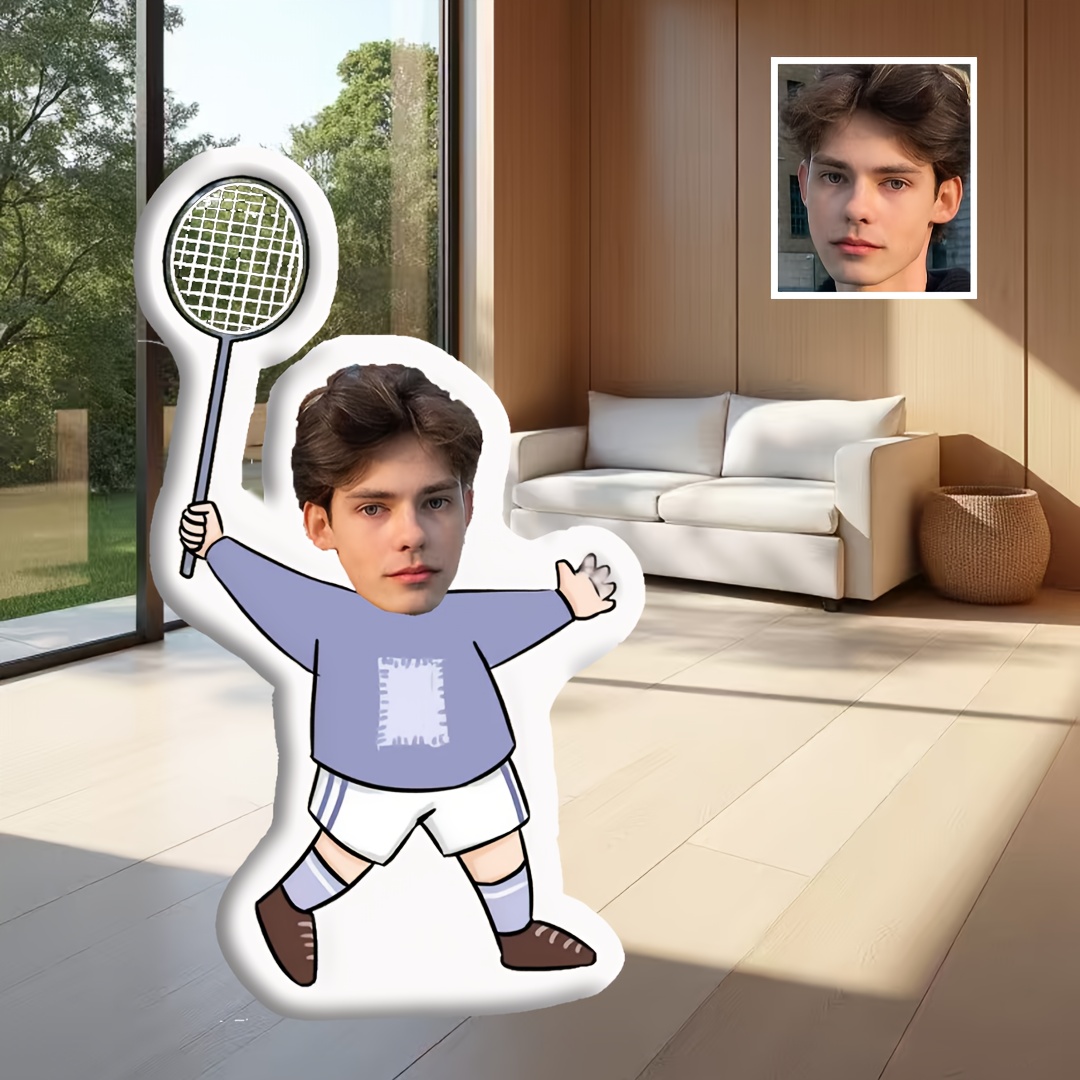 Regalo Único: una Almohada Per - Badminton Foto reseña y precio