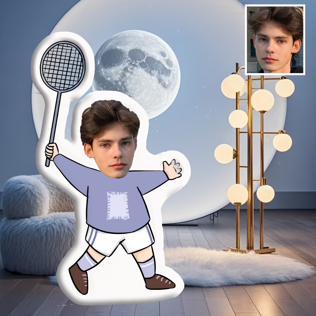 Regalo Único: una Almohada Per - Badminton Foto reseña y precio